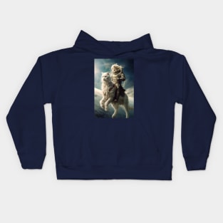 Cat Rider of the Apocalypse Kids Hoodie